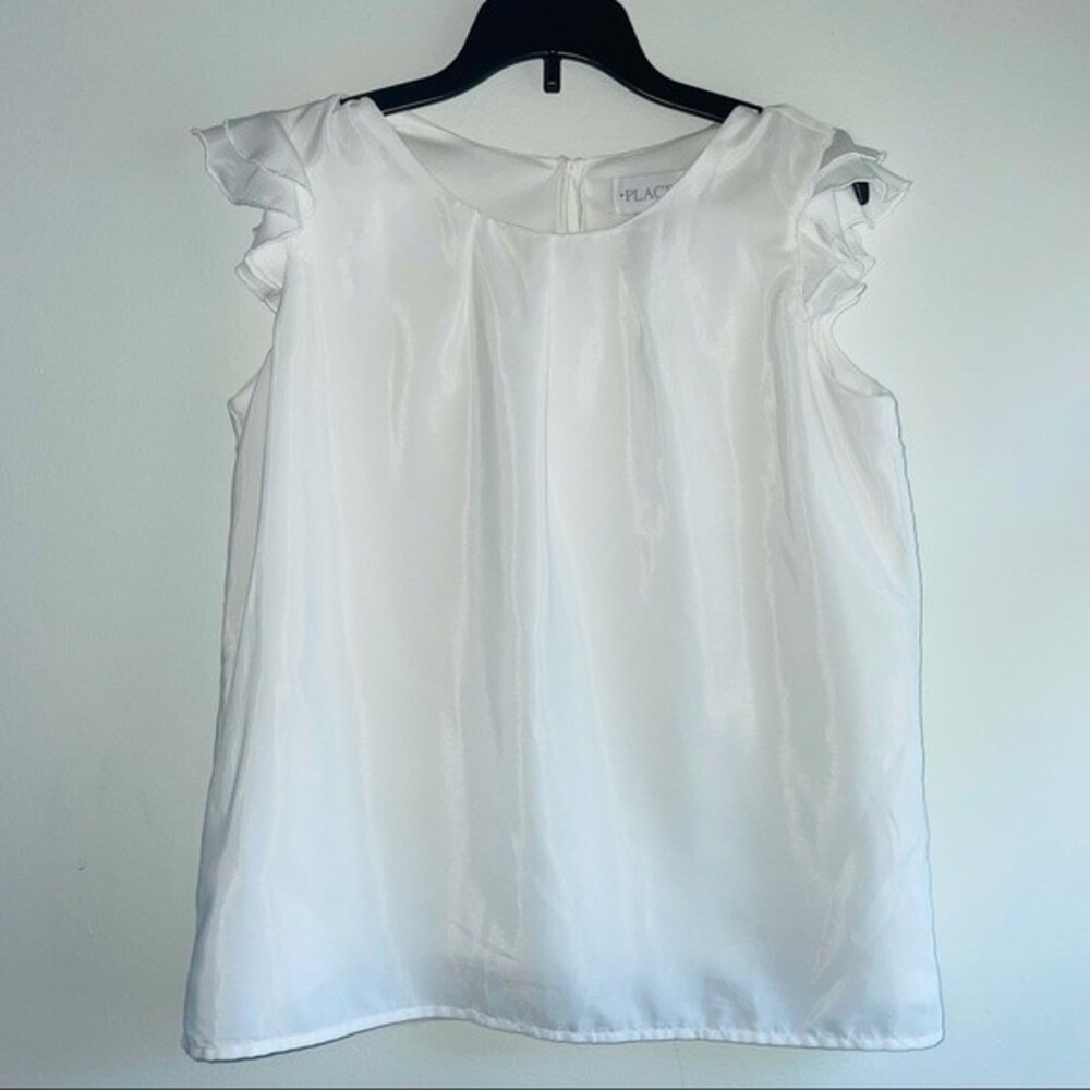 White Ruffled Sleeved Blouse